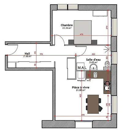 Residence Leon Blum - Appartements Design Avec Parking Prive Apartman *