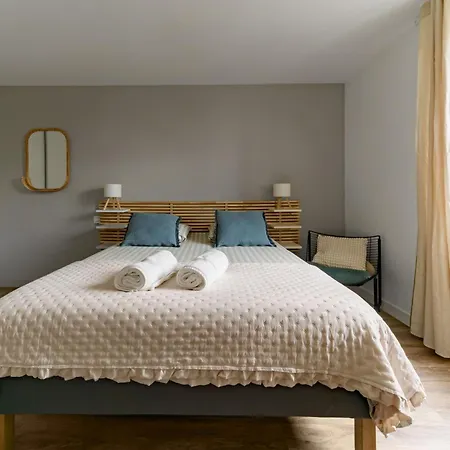 公寓 Residence Leon Blum - Appartements Design Avec Parking Prive *
